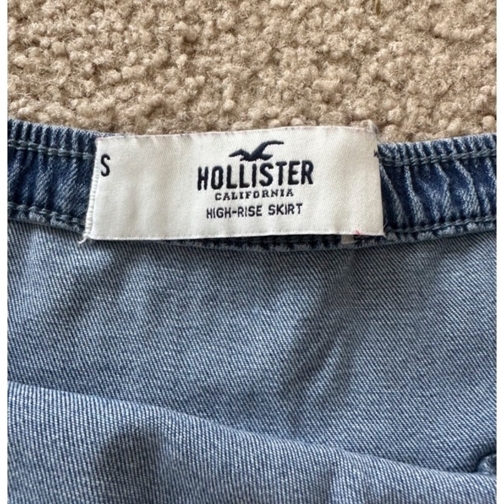 Hollister Jean Pleated High-Rise Skirt size S - Picture 3 of 3